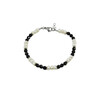 Exclusive bracelet &quot;Vynyatkova&quot; Tourmaline facet, rondel pearls 4 mm