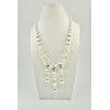 Exclusive necklace &quot;Snow White&quot; Mother of pearl 