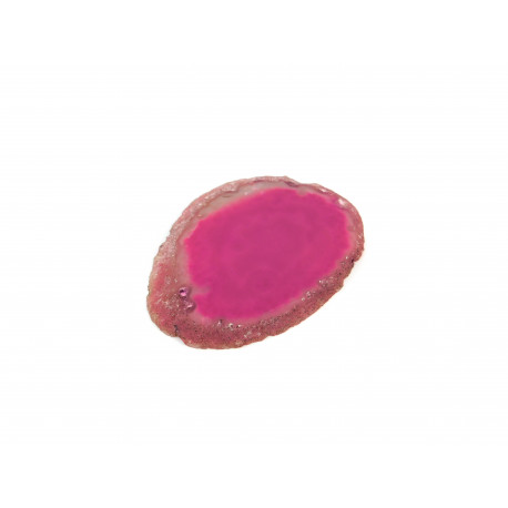 Жеода Агат зріз рожевий 90*65 мм