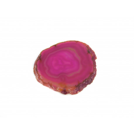 Жеода Агат зріз рожевий 83*72 мм