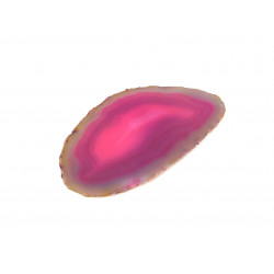 Жеода Агат зріз рожево-сірий 15*8 см