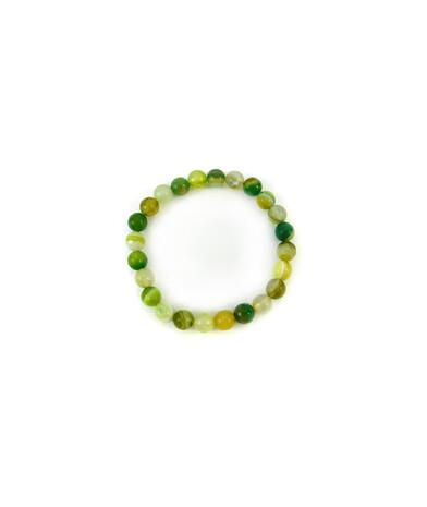 Exclusive bracelet Agate lime face