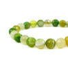 Exclusive bracelet Agate lime face