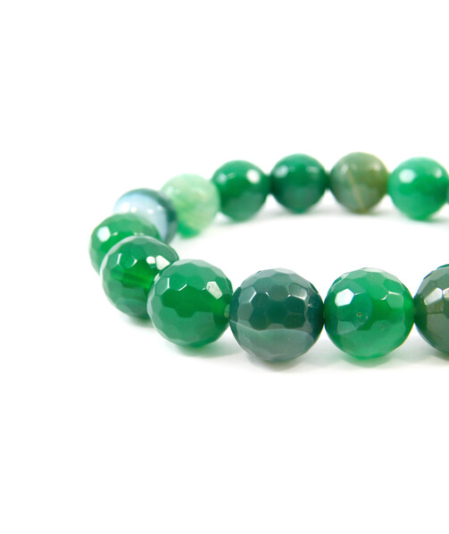 Exclusive bracelet Agate green face