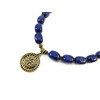 Exclusive necklace &quot;Charlotte&quot; Lapis lazuli, Shungite