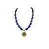 Exclusive necklace &quot;Charlotte&quot; Lapis lazuli, Shungite