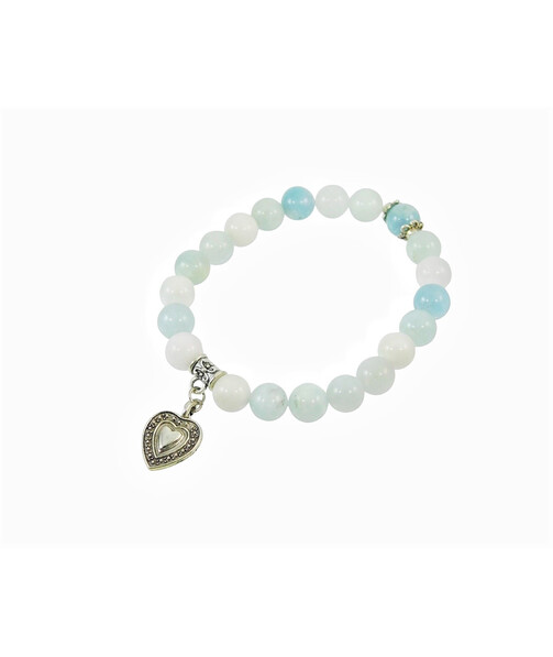 Exclusive bracelet "Monica" Aquamarine