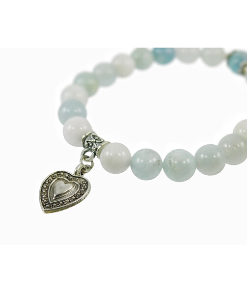 Exclusive bracelet "Monica" Aquamarine