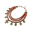 Exclusive necklace &quot;Dzvina&quot; spongy coral