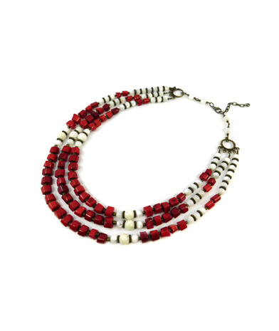 Exclusive necklace "Astrid" Coral