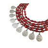 Exclusive coral necklace &quot;Coral Coins&quot;