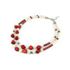 Exclusive necklace &quot;Virgin&quot; Coral, mother-of-pearl (&quot;Ethnica&quot; collection)