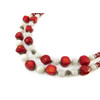 Exclusive necklace &quot;Virgin&quot; Coral, mother-of-pearl (&quot;Ethnica&quot; collection)