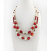 Exclusive necklace &quot;Virgin&quot; Coral, mother-of-pearl (&quot;Ethnica&quot; collection)