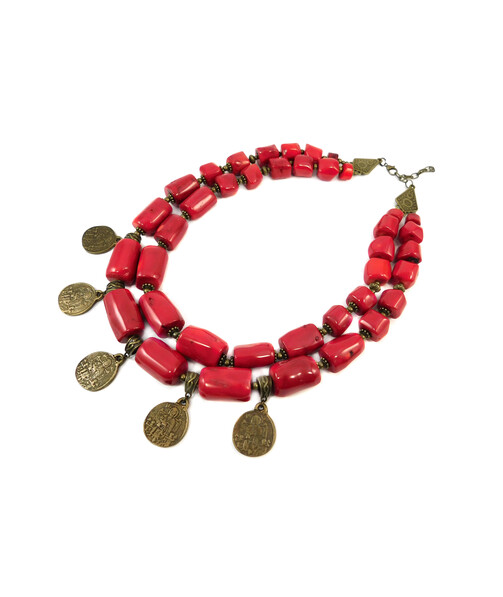 Exclusive necklace "Miss" Coral