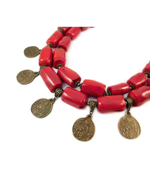 Exclusive necklace "Miss" Coral