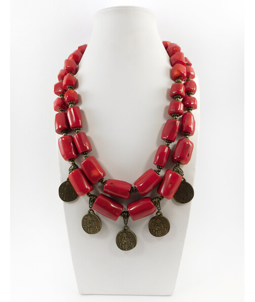 Exclusive necklace "Miss" Coral