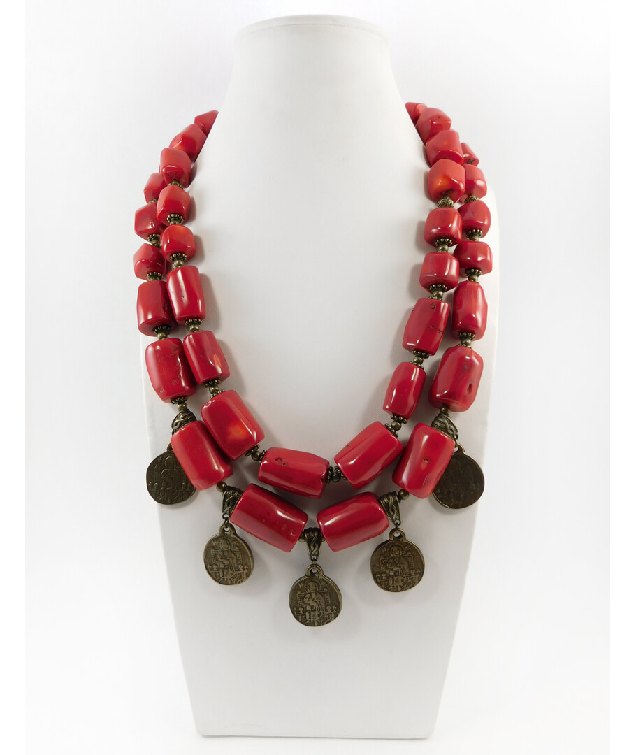 Exclusive necklace "Miss" Coral