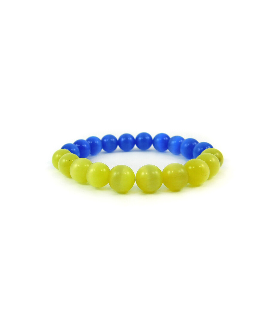 Exclusive bracelet "Ukraine" Cat's eye