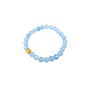 Exclusive bracelet &quot;Patriot&quot; Quartz facet, Citrine