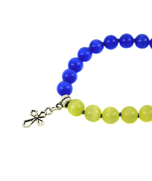 Exclusive rosaries "Patriot" Cat's eye