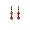 Exclusive earrings &quot;Coral look&quot; Labyrinth coral