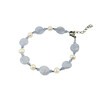 Exclusive bracelet &quot;Patricia&quot; sapphire, pearls