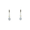 Exclusive earrings &quot;Patricia&quot; sapphire, pearls