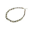 Exclusive necklace &quot;Rocky shore&quot; Agate, Labrador, Rock crystal crumb