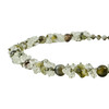 Exclusive necklace &quot;Rocky shore&quot; Agate, Labrador, Rock crystal crumb