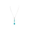 Exclusive pendant &quot;Tanita&quot; Turquoise barrel