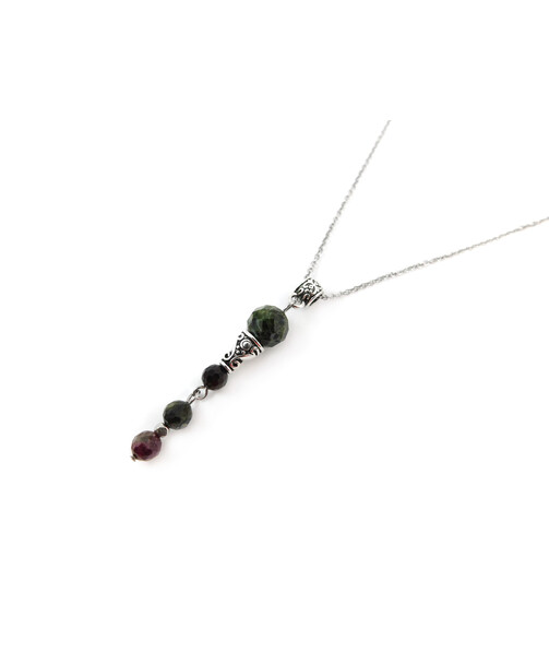 Exclusive pendant "Tanita" Tourmaline facet