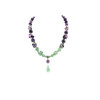 Exclusive necklace &quot;Barcelona&quot; Fluorite with pendant