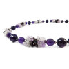 Exclusive necklace &quot;Dawn of the twenty-fourth&quot; Amethyst facet