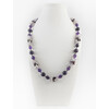 Exclusive necklace &quot;Dawn of the twenty-fourth&quot; Amethyst facet