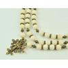 Exclusive necklace &quot;Princely fun&quot; Mother of pearl, 3 rows