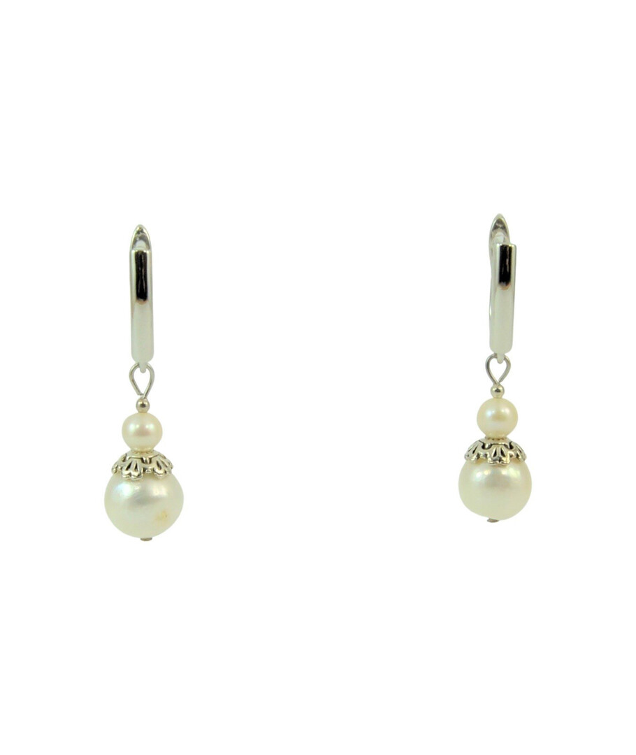 Exclusive earrings "Marlene" Pearls