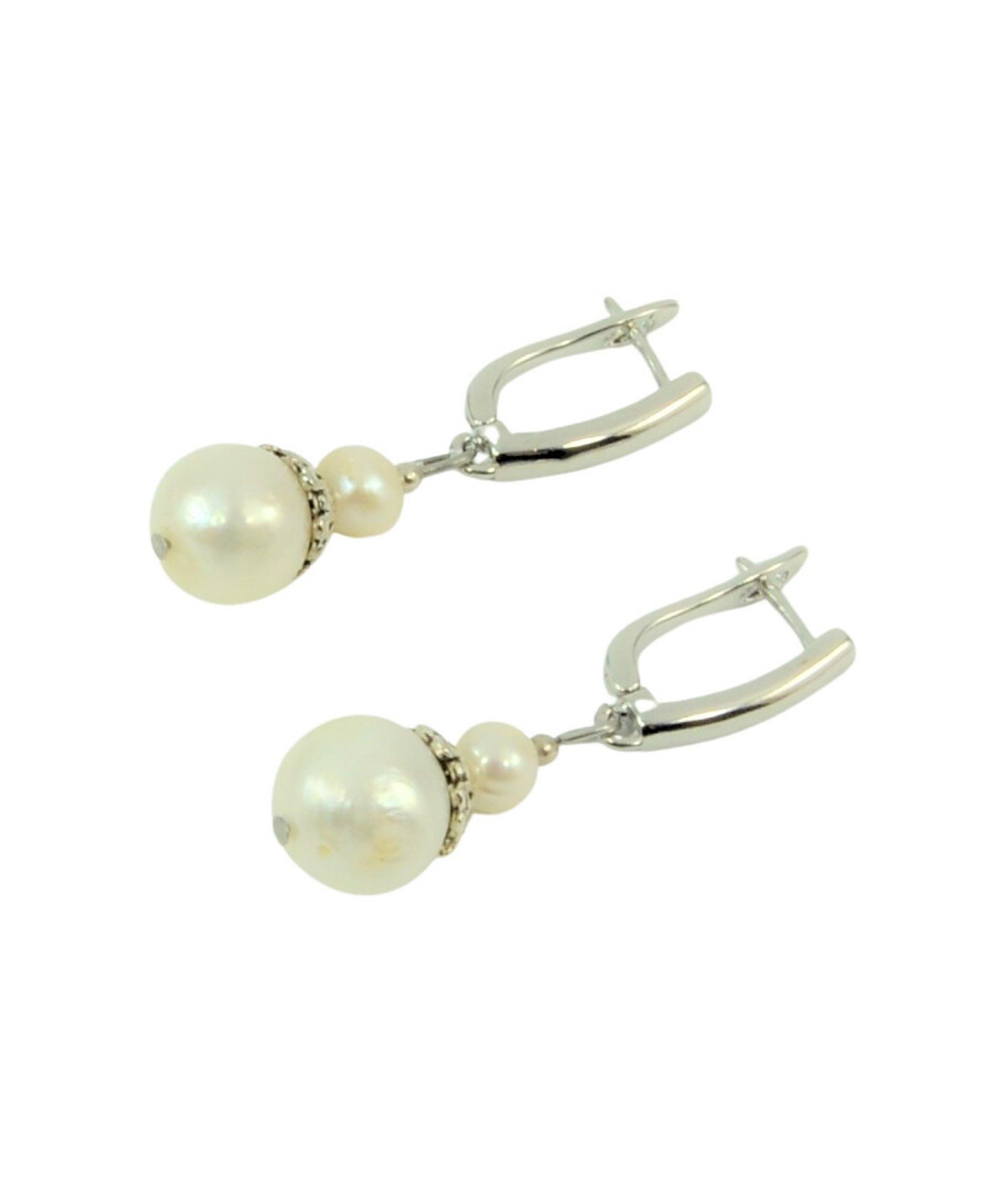 Exclusive earrings "Marlene" Pearls