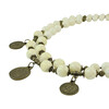 Exclusive necklace &quot;Vladaz&quot; Mother of pearl, 2 rows