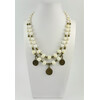 Exclusive necklace &quot;Vladaz&quot; Mother of pearl, 2 rows