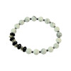 Exclusive Kahalong bracelet, Agate rondel, Hematite rondel