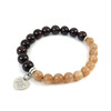 Exclusive bracelet &quot;Zodiac&quot; Garnet, Sunstone