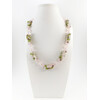 Exclusive necklace &quot;Tender Orchid&quot;, Rose Quartz