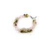 Exclusive bracelet &quot;Gentle Orchid&quot;, Rose quartz