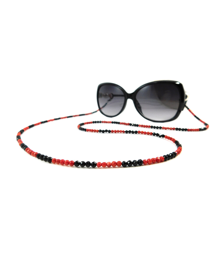 Exclusive accessory for glasses Coral, Tourmaline edge