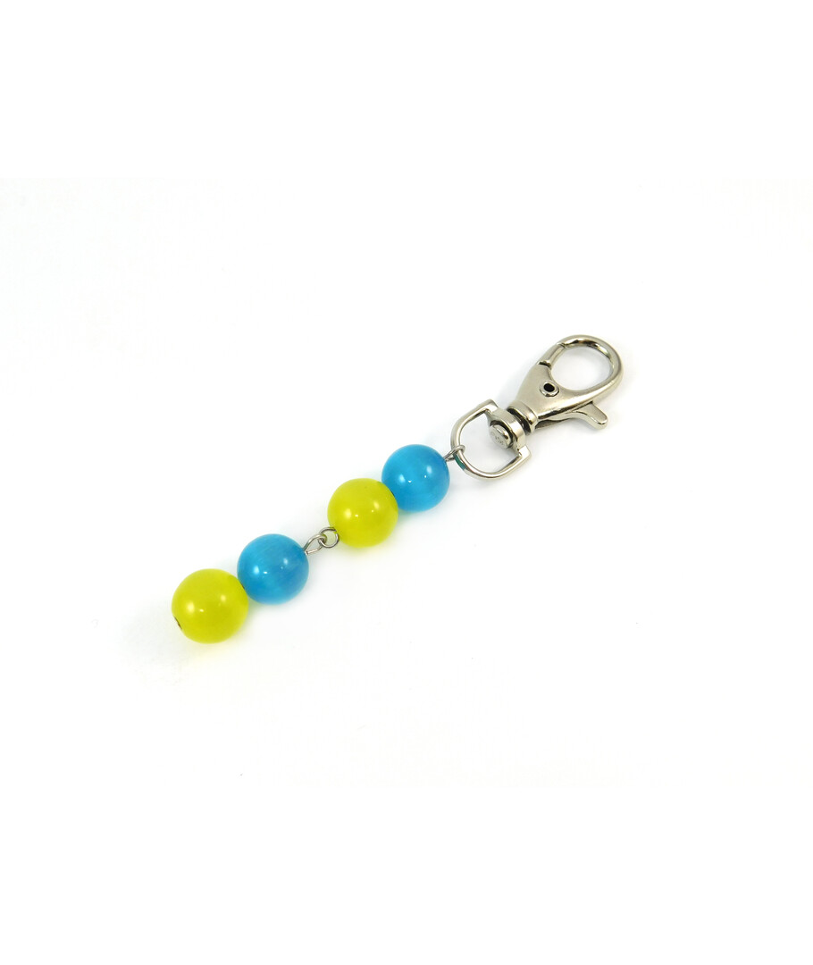 Exclusive keychain "Ukraine" Cat's eye