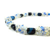 Exclusive necklace &quot;Colorful Notes&quot; Agate bar, facet, crumb Moonstone