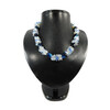 Exclusive necklace &quot;Colorful Notes&quot; Agate bar, facet, crumb Moonstone