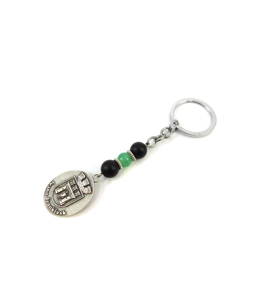 Exclusive keychain "Fursa fashion" Shungite, Jade