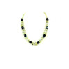 Exclusive necklace &quot;Colorful notes&quot; Agate bar, Prynit crumb, Rock crystal